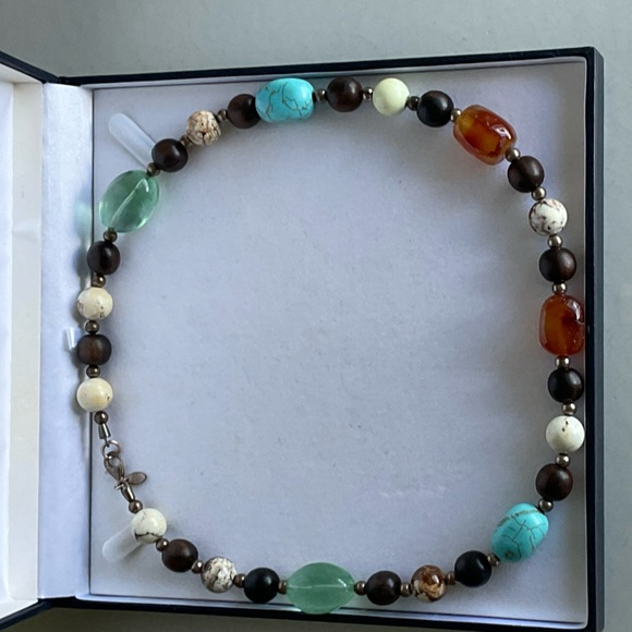 Natural semi precious necklace - Picture 3 of 14
